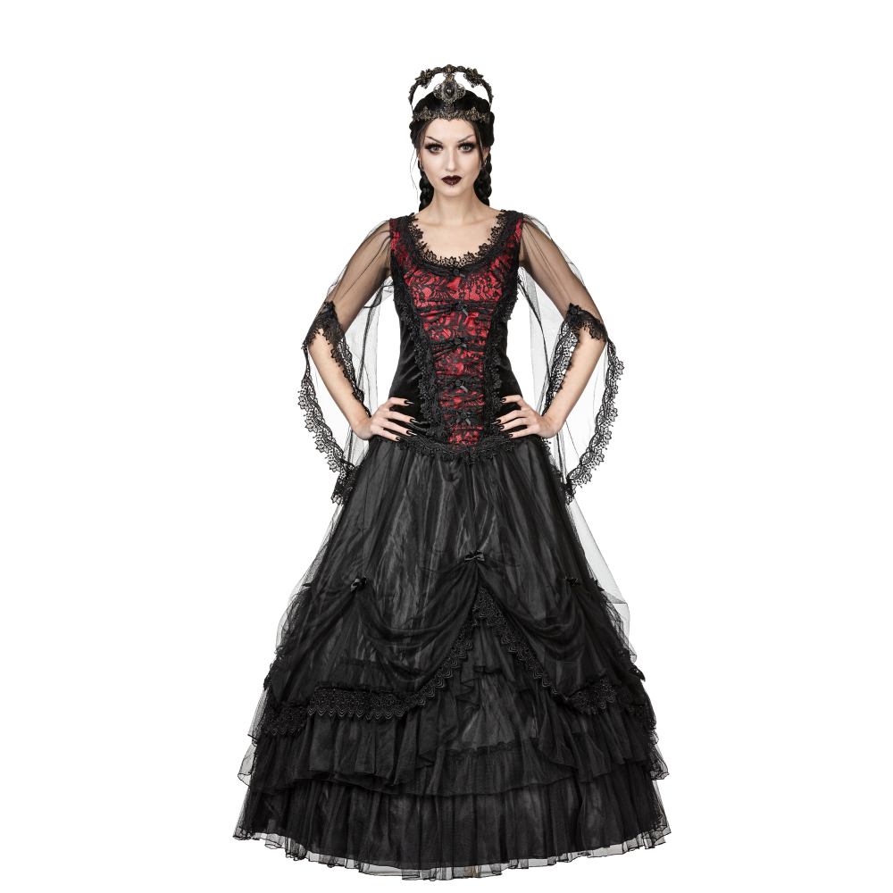 Sinister - 1213 Lange rok - Zwart